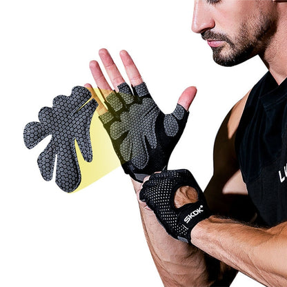 Sport Gloves for Training Gloves with Wrist Support for Fitness Gloves full palm protection for pull-up fitness A1